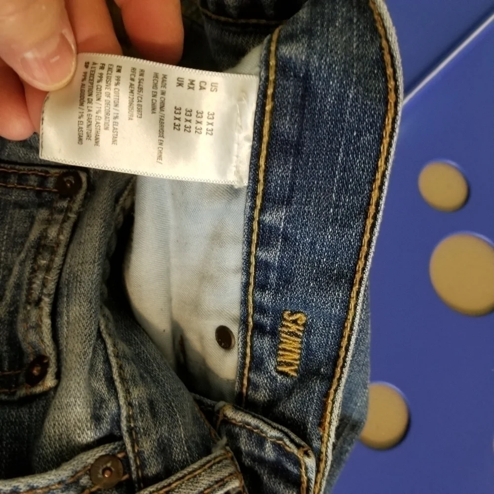 American Eagle Core Flex Skinny Jeans, sz 33x32